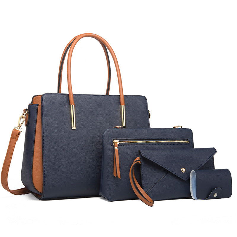 Borsa grande donna stile europeo – Tote spalla elegante