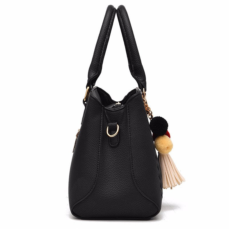 Borsa tote grande lusso donna – Stile europeo spalla elegante con cerniera