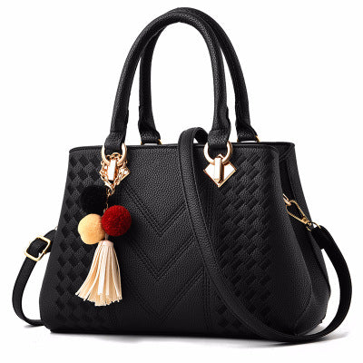 Borsa tote grande lusso donna – Stile europeo spalla elegante con cerniera