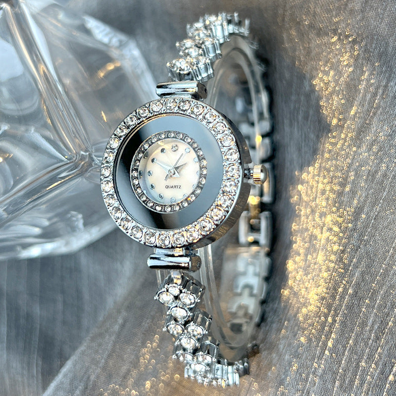 Orologio Bracciale Donna Cristalli Diamantati Quarzo