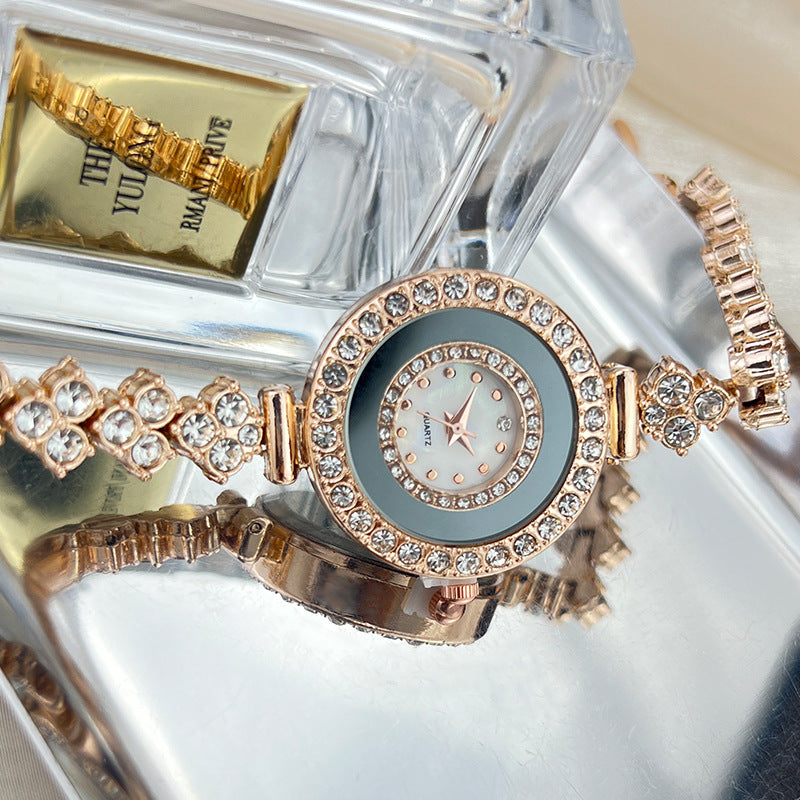 Orologio Bracciale Donna Cristalli Diamantati Quarzo